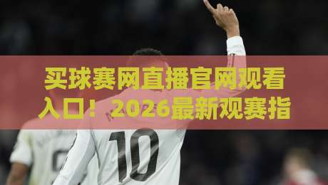 买球赛网直播官网观看入口！2026最新观赛指南与实用技巧（买球赛网直播）
