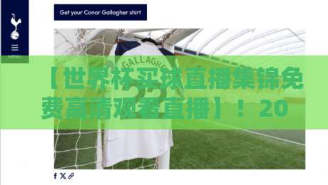 【世界杯买球直播集锦免费高清观看直播】！2026年球迷必备的五大观赛神器，亲测好用