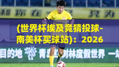 (世界杯埃及竞猜投球-南美杯买球站):2026年南美杯的另类玩法与底层逻辑 (世界杯埃及竞猜投球-南美杯买球站):2026年南美杯的另类玩法与底层逻辑