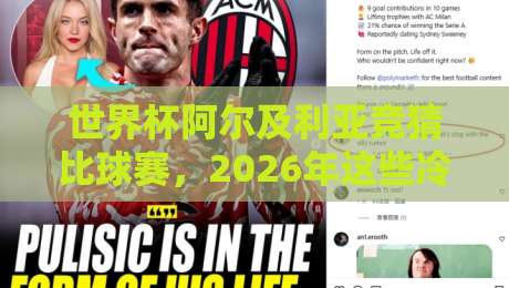 世界杯阿尔及利亚竞猜比球赛，2026年这些冷门玩法你试过吗？